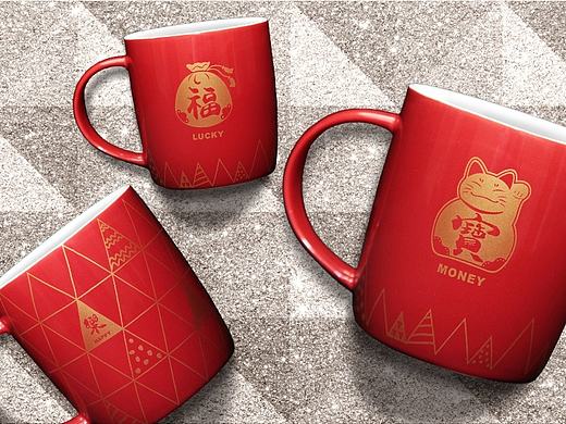 圣诞/新春马克杯（个人主页-ZMjAzODAwNDQ=） - 图案 - 站酷设计师二胡原创素材 - 站酷ZCOOL