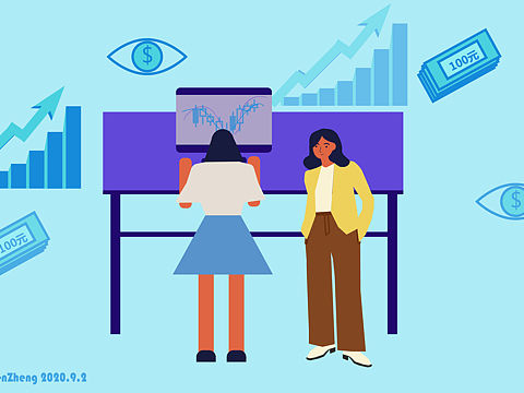 #y园糖插画打卡21天#Day 18《金融》