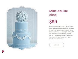 蛋糕店網(wǎng)站首頁(yè)設(shè)計(jì)