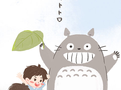 宫崎骏小插画