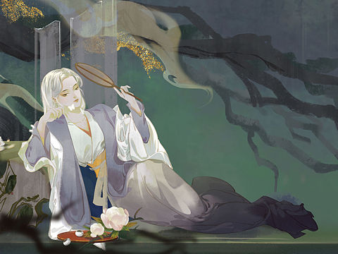 《偷得浮生》（個(gè)人主頁-ZNTUwMzA1ODQ=） - 商業(yè)插畫 - 站酷設(shè)計(jì)師米朱弗玄原創(chuàng)素材 - 站酷ZCOOL