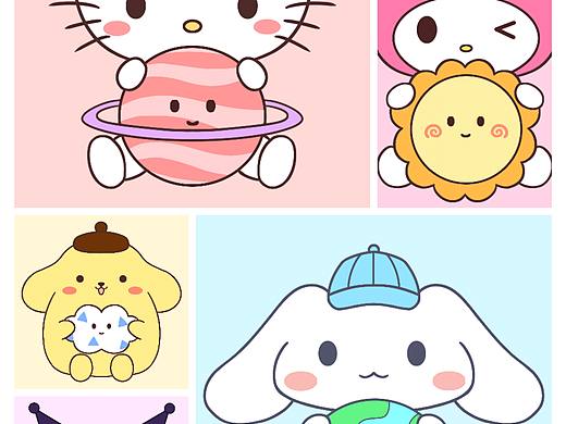 三丽鸥系列｜Kitty猫、玉桂狗、库洛米、美乐蒂