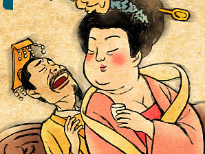 商业插画—《e代驾古人酒量排行榜》