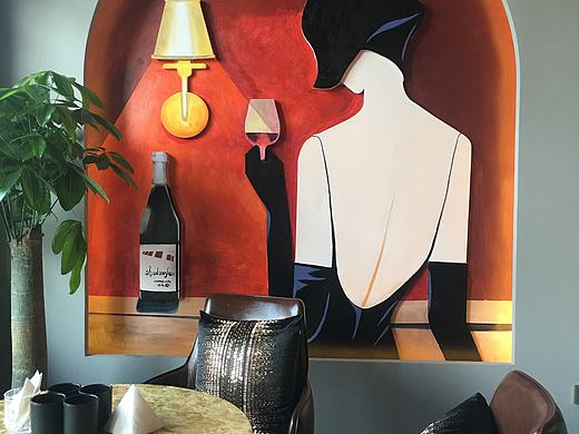 深圳.龍珠路：井泉酒吧(壁畫)（個(gè)人主頁(yè)-ZMzUyMjQyNTY=） - 新銳潮流插畫 - 站酷設(shè)計(jì)師華銘智墻繪原創(chuàng)素材 - 站酷ZCOOL