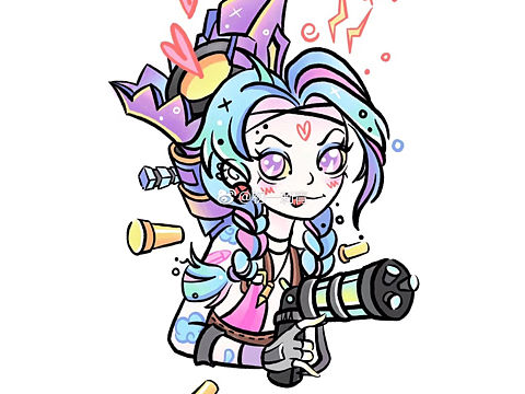 金克丝lol/金克丝纹身/英雄者联盟