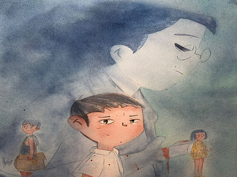 隱秘的角落（個人主頁-ZNDc0NTkxNjA=） - 兒童插畫 - 站酷設(shè)計師張張dt_zh原創(chuàng)素材 - 站酷ZCOOL