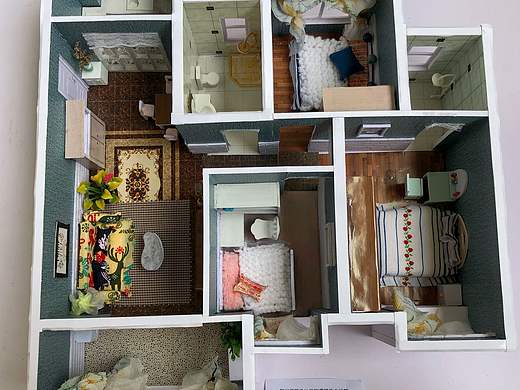 纯手工室内设计模型