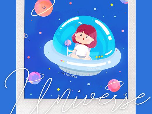 宇宙游记（个人主页-ZNDU3Mjc5MDg=） - 创作习作 - 站酷设计师大力今天画什么原创素材 - 站酷ZCOOL