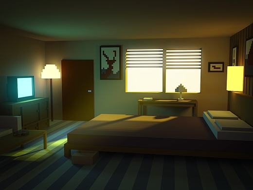 MagicaVoxel制作的像素圖（個(gè)人主頁-ZMTk3NzQzOTY=） - 其他三維 - 站酷設(shè)計(jì)師陶人kidd原創(chuàng)素材 - 站酷ZCOOL