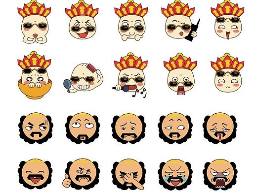 西游记个角色表情