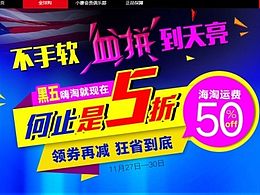 黑色星期五主题活动全页