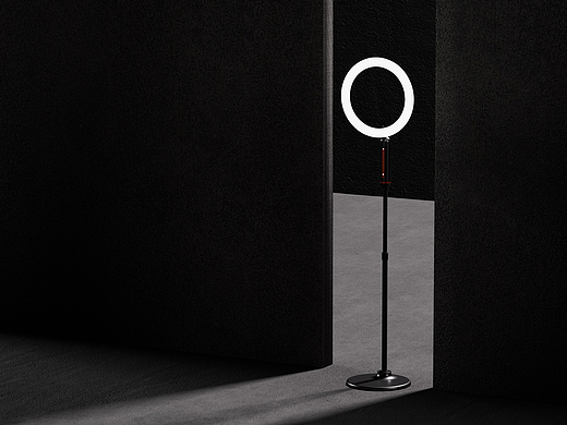 直播间补光灯产品渲染及手册