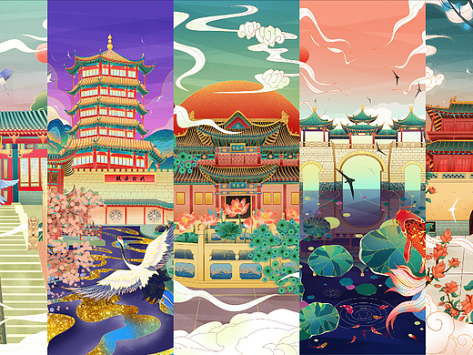 氛围感国风场景