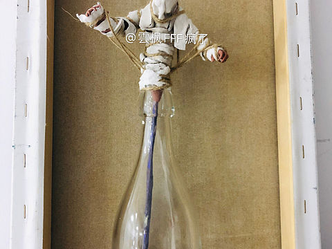 综合材料雕塑“束缚”