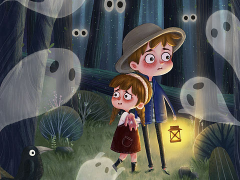 儿童插画绘本—《丛林探险记》