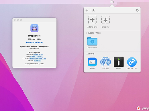 Dropzone 4 Mac激活版(文件拖拽操作增强工具)