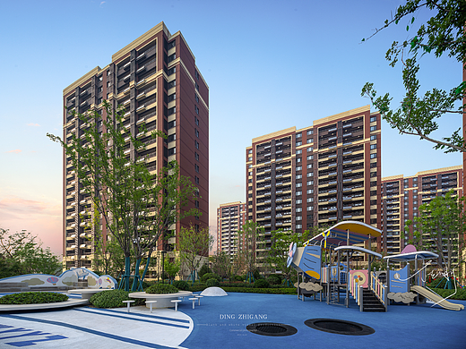 潍坊【万科城】建筑景观摄影、景观大区摄影丁志刚