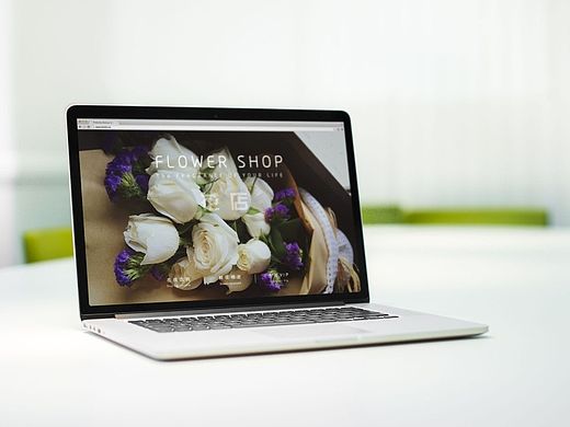 花店web排版 网页设计