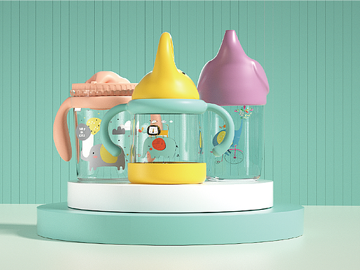 奶瓶项目建模渲染