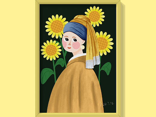 名画转插画（个人主页-ZNjEyOTI4OTI=） - 商业插画 - 站酷设计师是画画的徐小八丫原创素材 - 站酷ZCOOL