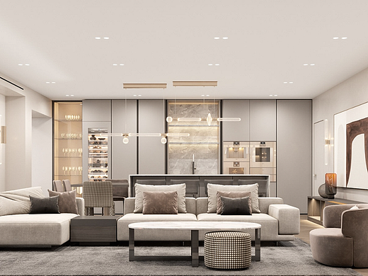 中性色系住宅设计 简约有气质