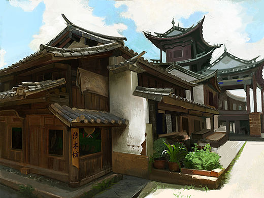 場(chǎng)景練習(xí)（個(gè)人主頁(yè)-ZMTUxNzAwMTY=） - 創(chuàng)作習(xí)作 - 站酷設(shè)計(jì)師請(qǐng)教我小土堆兒原創(chuàng)素材 - 站酷ZCOOL