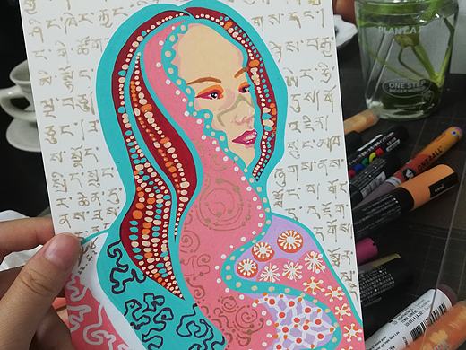 祈福（个人主页-ZNTk1Nzg3MzI=） - 创作习作 - 站酷设计师小DENG_原创素材 - 站酷ZCOOL