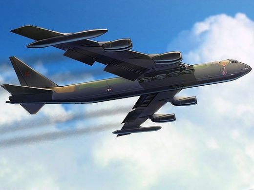B52“同温层堡垒”战略轰炸机