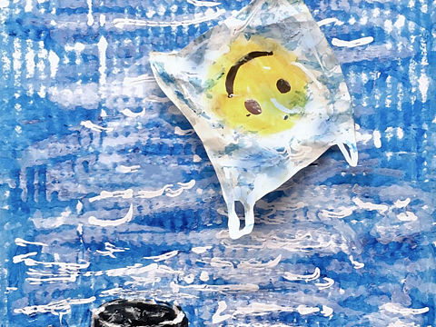 ＜当大海变成砖墙 再见 大自然笑容＞