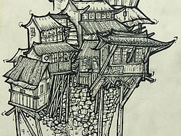 给火锅店设计的插画