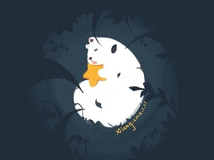 白熊＆星空