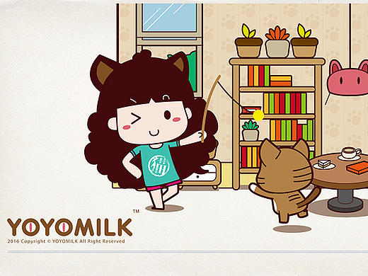 YOYO&MILK卡通形象及衍生设计