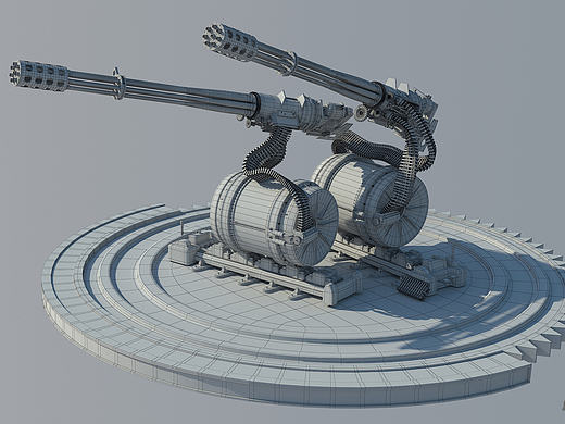 機關(guān)槍（個人主頁-ZMTk5ODk1NDQ=） - 機械/交通 - 站酷設(shè)計師青稞配上酥油茶原創(chuàng)素材 - 站酷ZCOOL