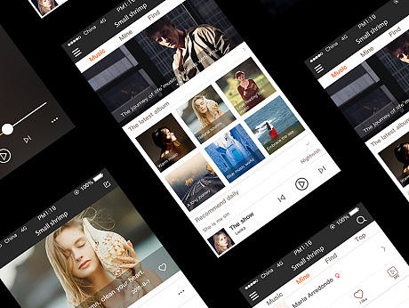 虾米音乐界面改版