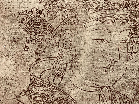 临 永乐宫壁画（西王母）