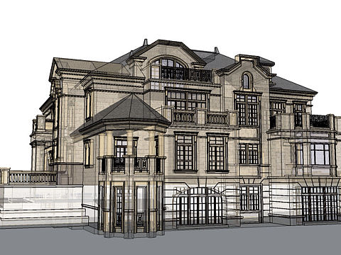 法式別墅（个人主页-ZMTU3NzAzMzY=） - 建筑设计 - 站酷设计师Angelpyp原创素材 - 站酷ZCOOL