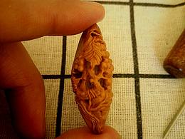 橄欖核鏤空雕刻習作