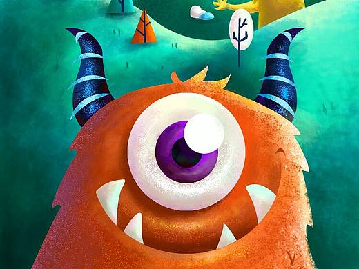 小怪獸（個(gè)人主頁-ZMzAwMDU5NTI=） - 創(chuàng)作習(xí)作 - 站酷設(shè)計(jì)師小瓶子lzy原創(chuàng)素材 - 站酷ZCOOL