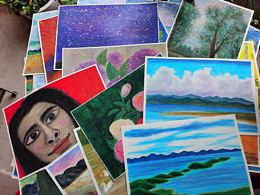 这两年画的油画棒