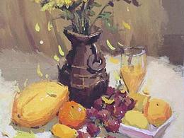 色彩寫(xiě)生-畫(huà)1（花花） 