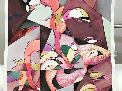《消逝》环保插画