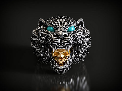 Zbrush虎头戒指，即将开售