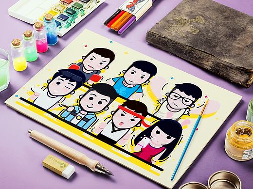 设计师People draw -520