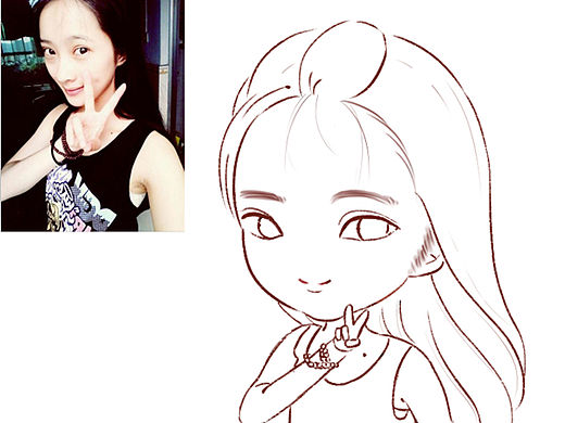 真人转Q（个人主页-ZMTU3NzI4NjA=） - 创作习作 - 站酷设计师爱画画的米小芽原创素材 - 站酷ZCOOL