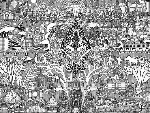 泰国旅行手绘游记