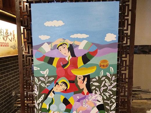 太原西工子彩绘 太原主题餐厅彩绘 太原手绘墙