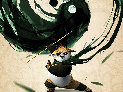 《功夫熊猫3》中国定制版海报