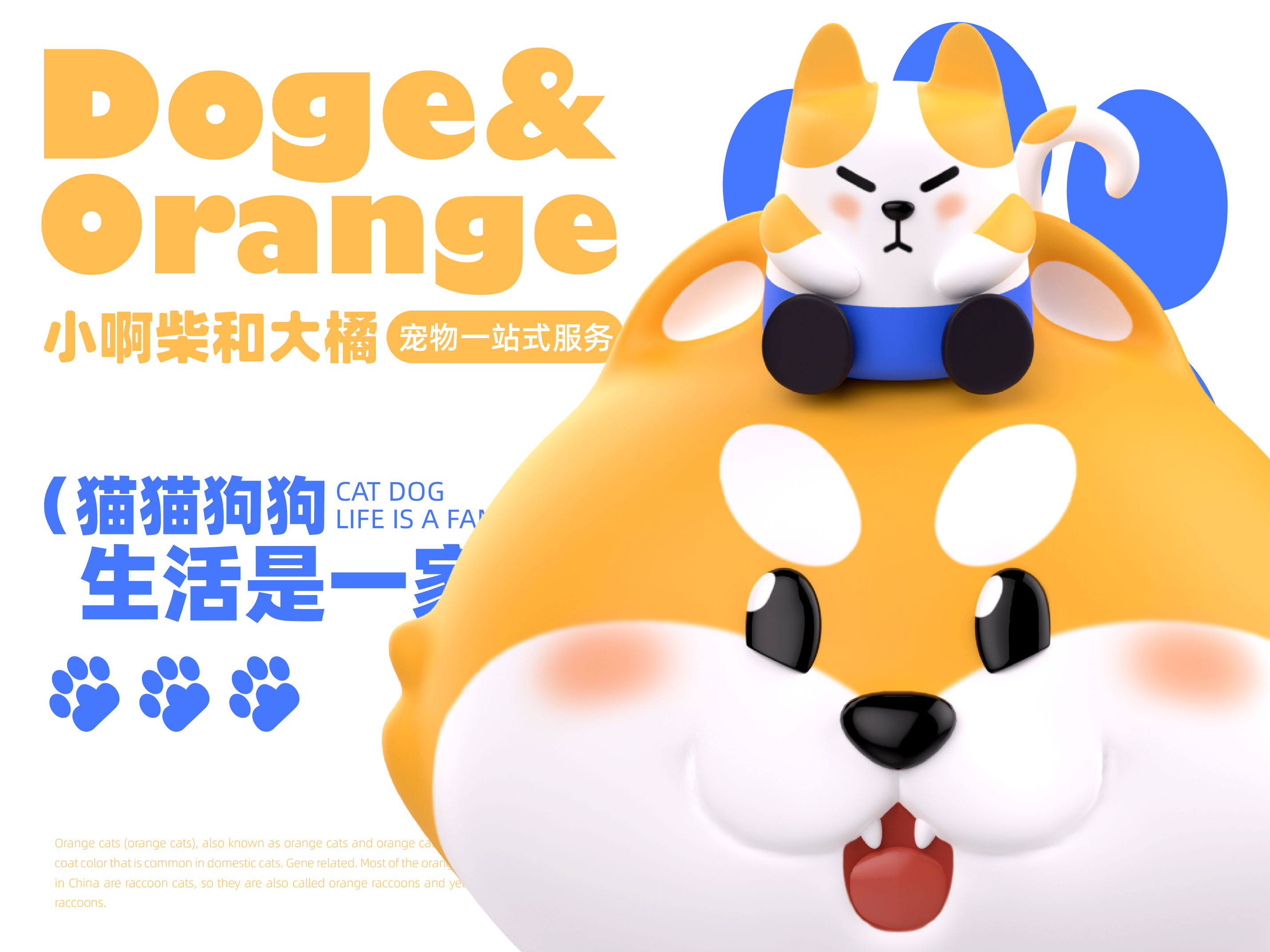 ［小啊柴与大橘］宠物品牌IP全案（可授权）