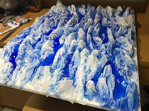 综合材料绘画——“融”