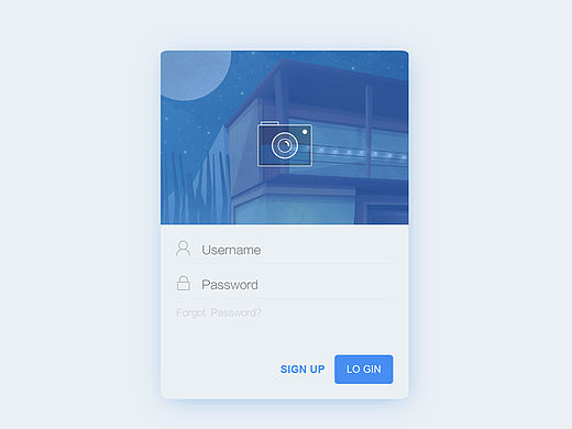 app登录注册交互动画